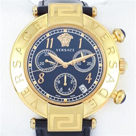 mens versace rose gold watch|versace watch with chronograph q5c.